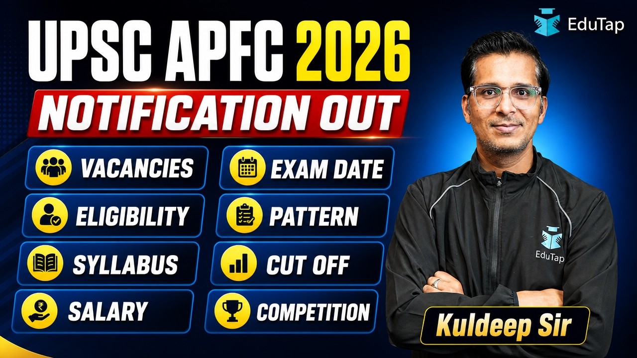 UPSC APFC 2026 Notification Complete Infomation| Vacancies, Exam Date, Eligibility, Syllabus, Salary