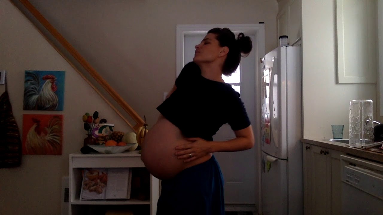 41 semaines de GROSSESSE / La DANSE du VENTRE