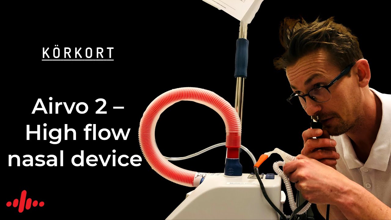 High flow nasal device Airvo 2 på akutmottagningen