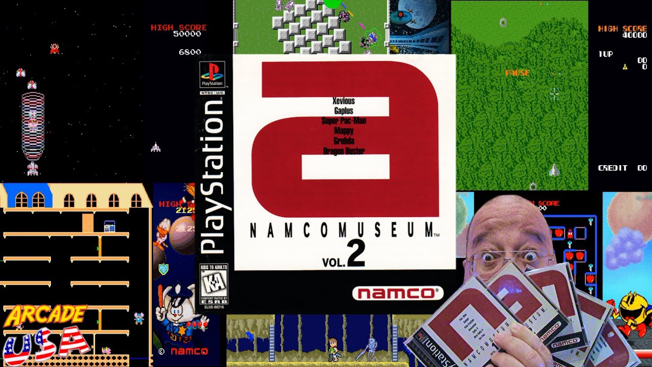Namco Museum Collection - Letter A! (PS1)