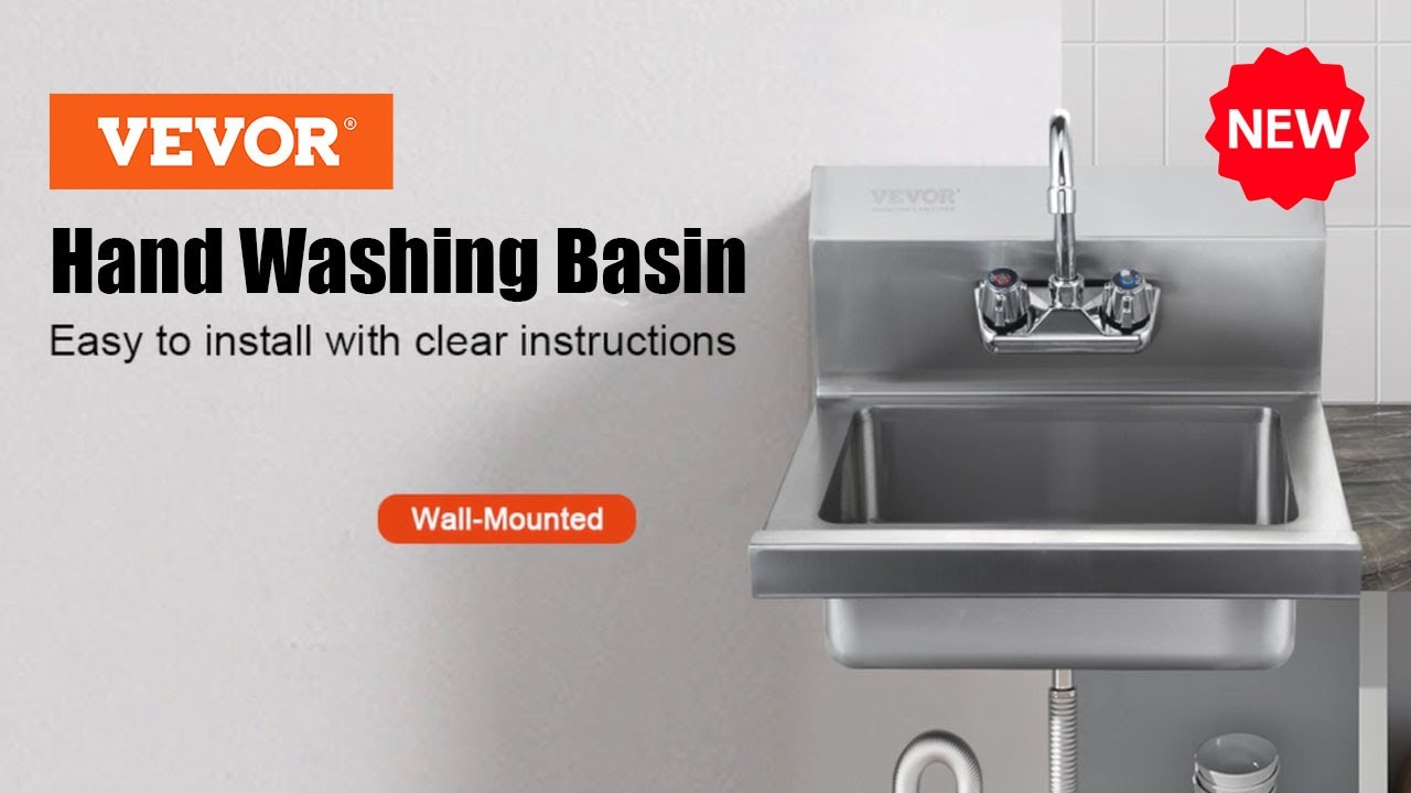 Wash more with VEVOR&rsquo;s Commercial Hand Washing Basin