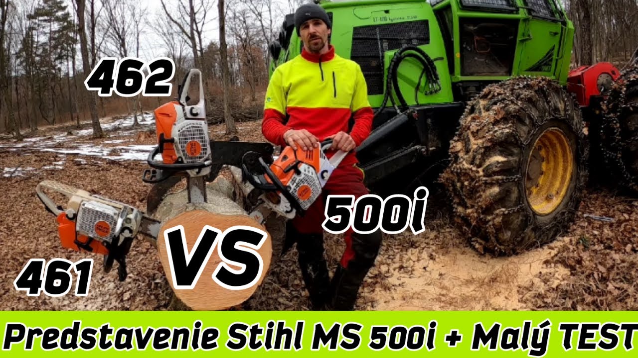 Stihl ms 500i - Malé predstavenie + TEST Stihl ms 461 vs 462 vs 500i