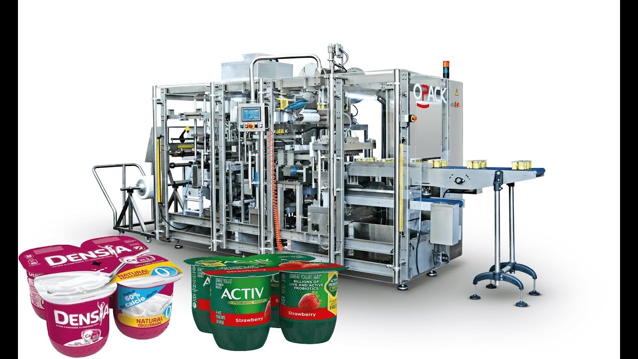 YOGURT PACKAGING / FORM FILL SEAL LINE  / OPACK QT 1008 IML