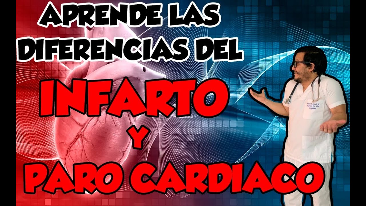 DIFERENCIAS entre el PARO CARDIACO y el INFARTO AGUDO DE MIOCARDIO fácil 🤷‍♀️PARO e INFARTO👌I.A.M.