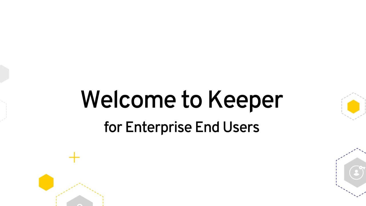 Добро пожаловать в Keeper Business и Enterprise для конечных пользователей