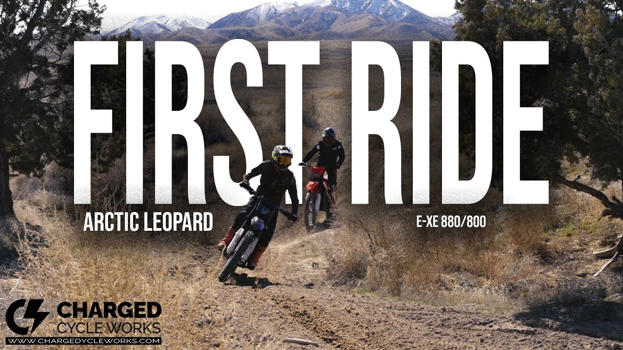 Arctic Leopard E-XE 880 / E-XE 800 First Ride!
