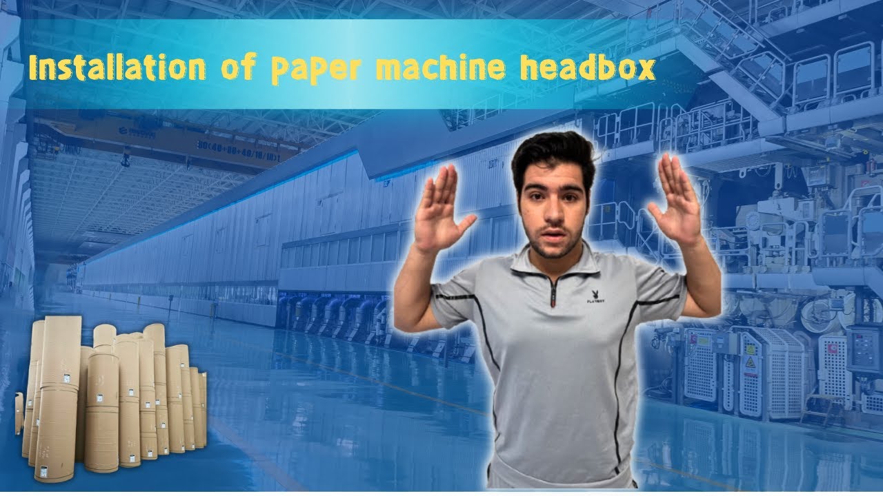 Installation of paper machine headbox