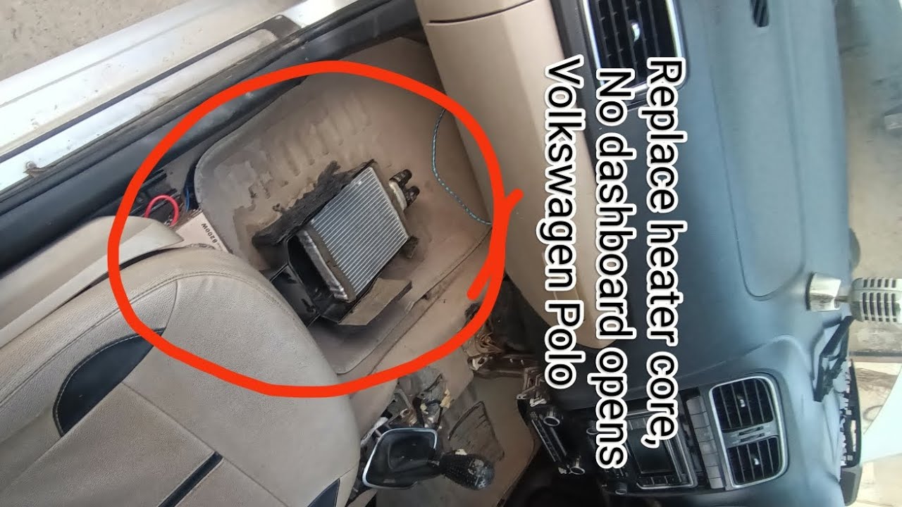 How To Replace Heater Core, no Dashboard Open Volkswagen Polo @SagarCarAC @G_sagar_vlog #shorts