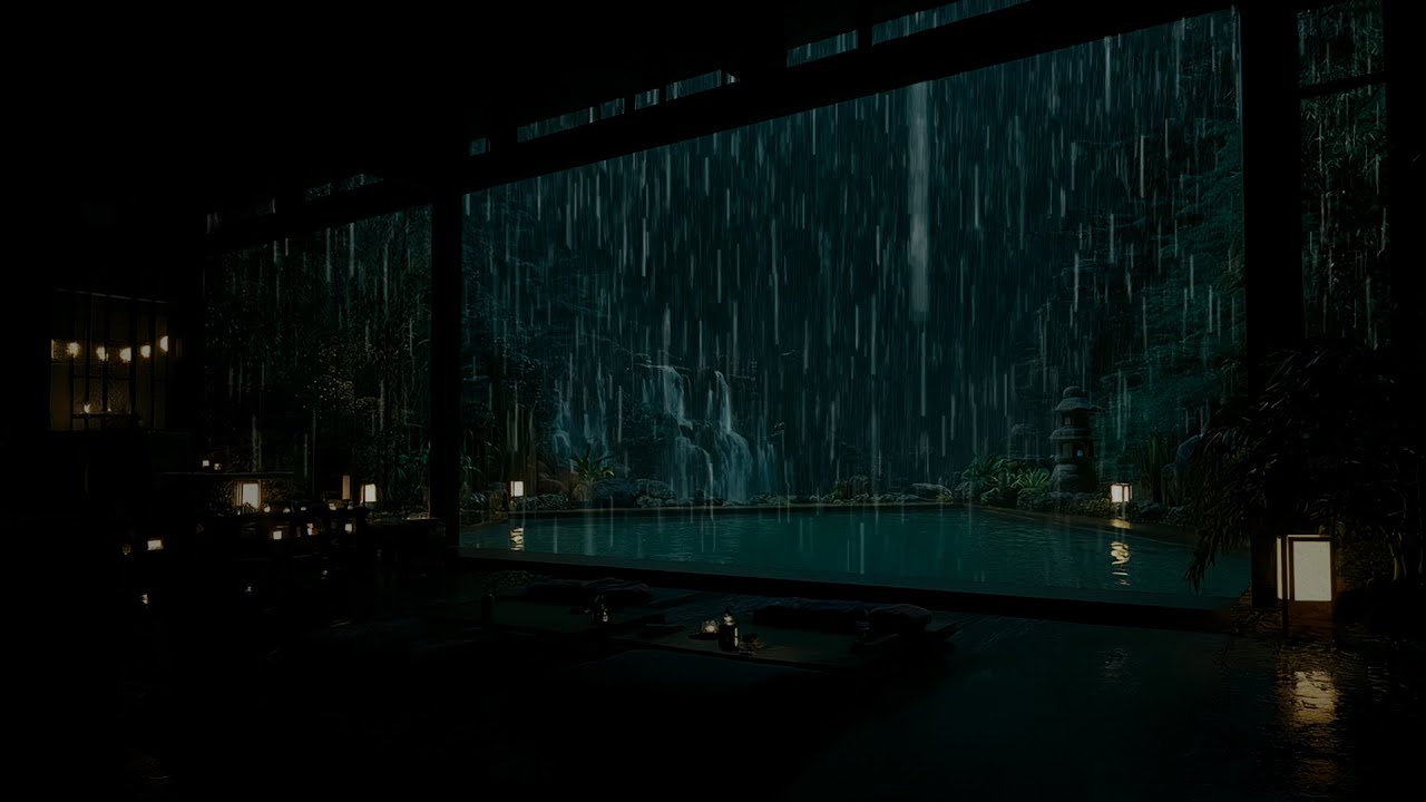 Deep Sleep Rain Sounds 3 Hours - Heavy Rain and Forest Ambience for Sleep and Stress Relief 2026