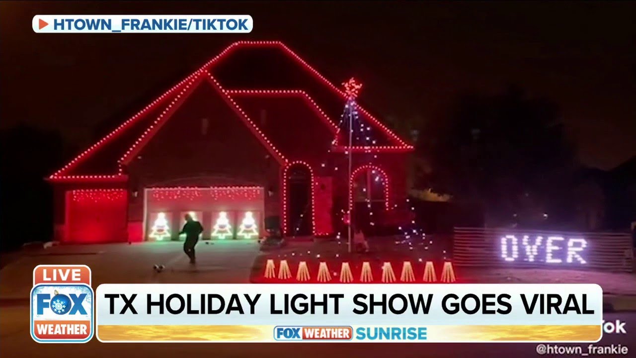DJ Frankie To-ong Puts On Viral Christmas Light Shows In Houston
