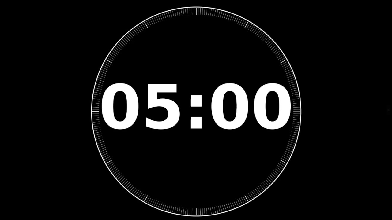 5 Minute Visual Timer　5分タイマー 残り時間が見える ビジュアルタイマー 実感タイマー