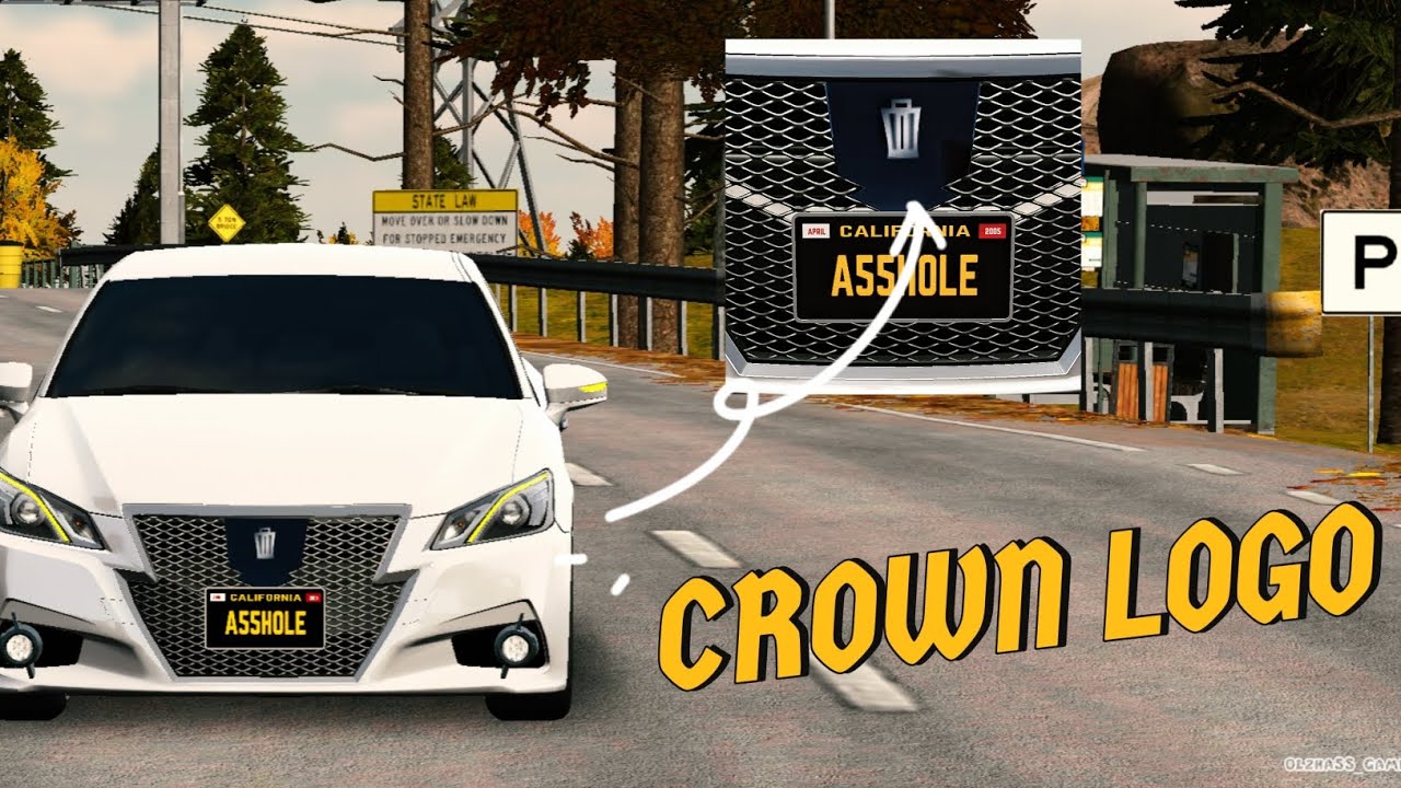 How to make a Toyota Crown logo 😍 | in car parking multiplayer