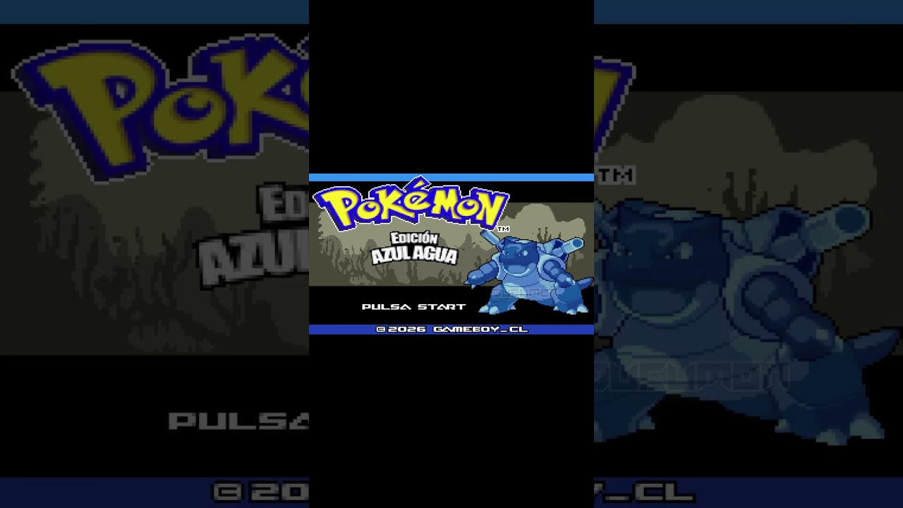 Pokemon Azul Agua #pokemon #pokemoner #ducumon #ducumoner #gba #kr&oacute;tkie #szorty