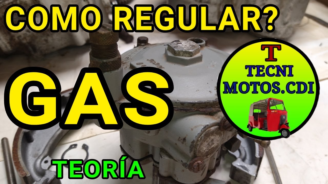 Cómo regular el GAS.TEORÍA💔 REGULADOR de GAS.