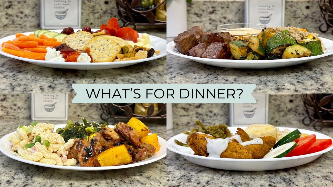 WHAT’S FOR DINNER? | EASY & BUDGET FRIENDLY | REALISTIC WEEKNIGHT MEALS | DINNER INSPIRATION