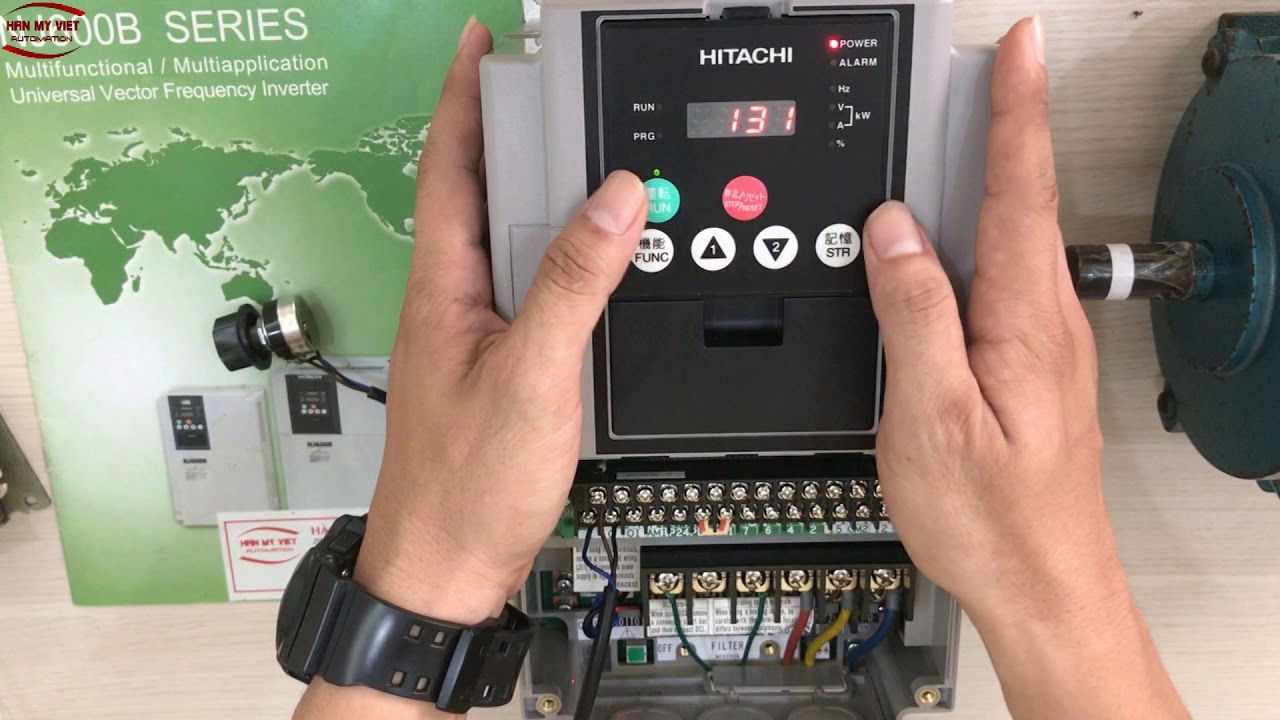 Biến tần Hitachi - Hướng dẫn cài đặt chức năng PID biến tần NJ600B