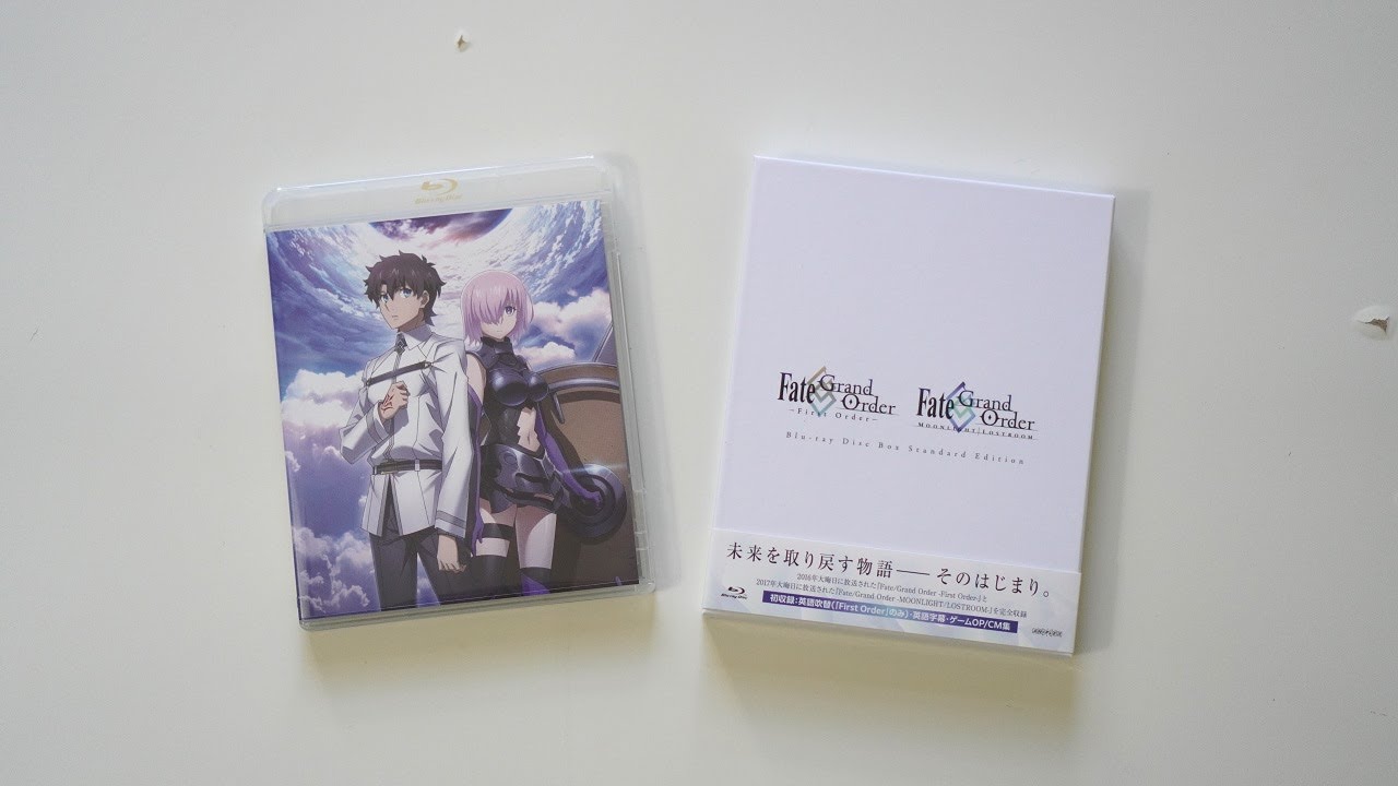 Fate/Grand Order: First Order & Moonlight/Lostroom Blu-ray Disc Box with Eng. Subs, Unboxing