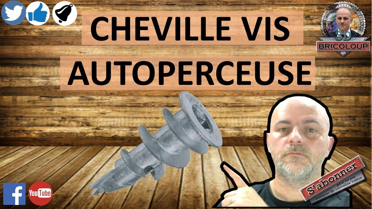 CHEVILLE VIS AUTO-PERCEUSE