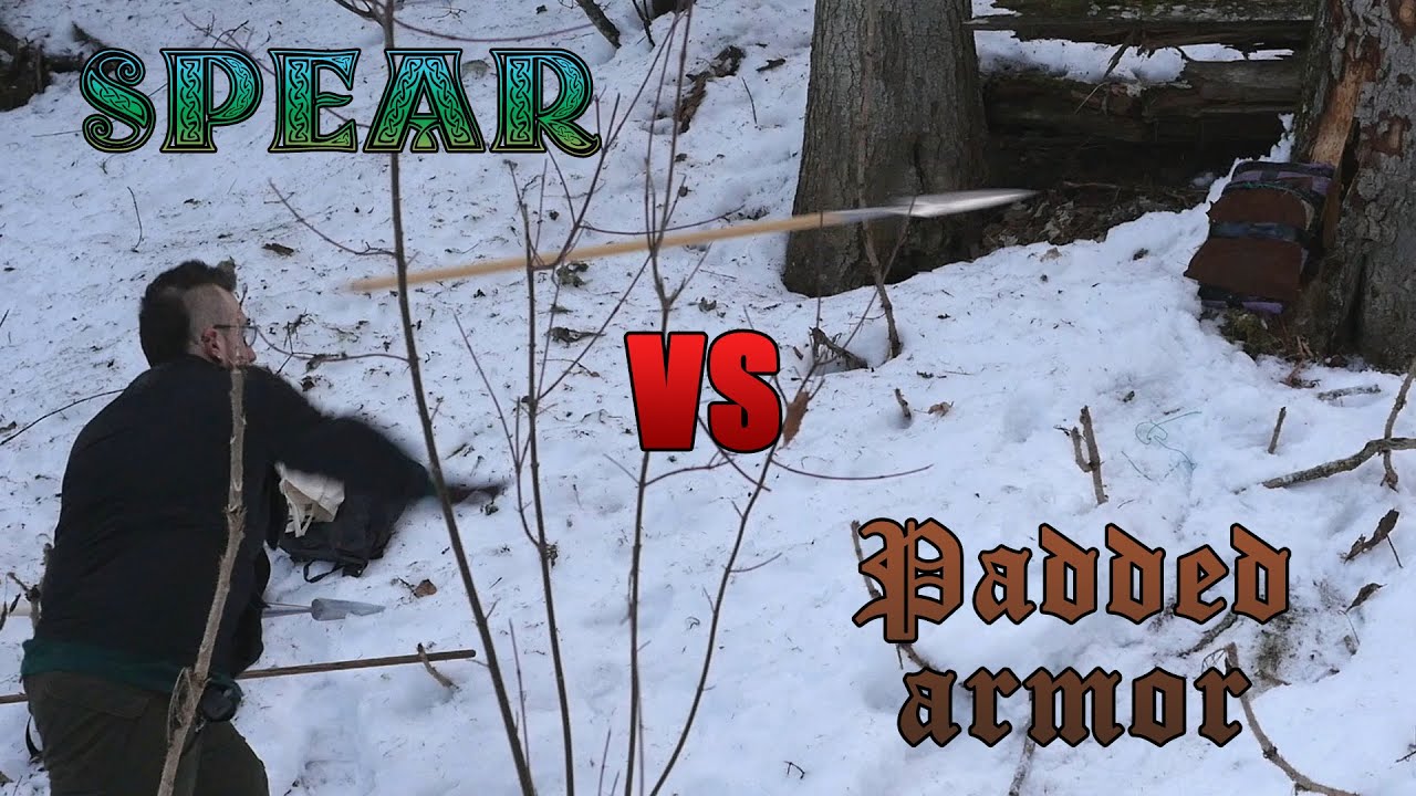 Testing the Effectiveness of a Spear Throw Against Padded Armor