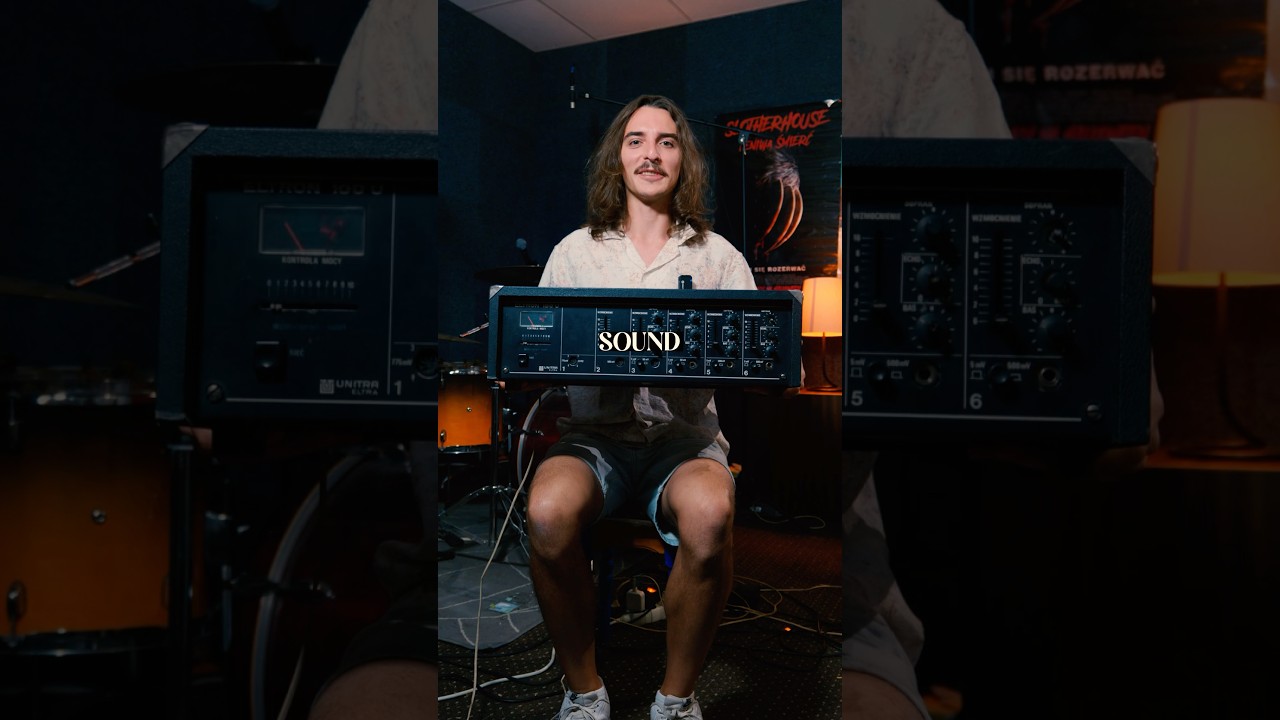 Polski VINTAGE - jak zabrzmi bas przez wzmacniacz Unitra? #unitra #bass #sound #amp