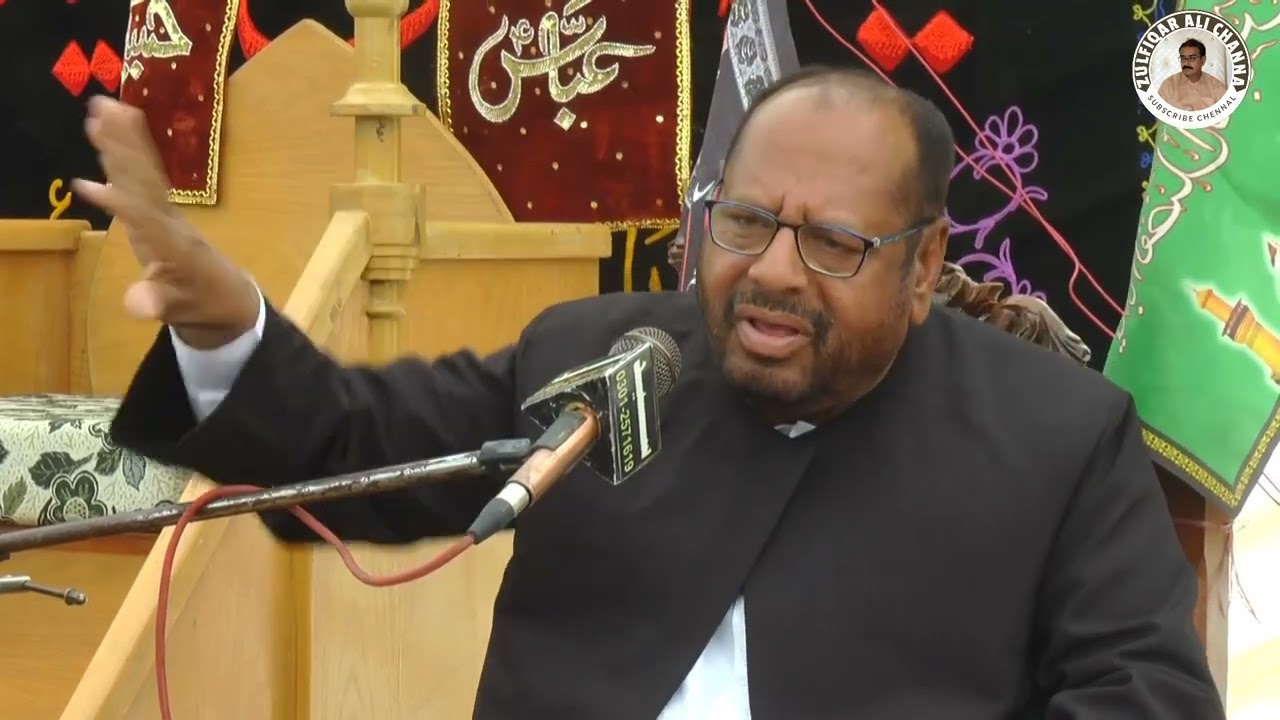Molana Manzoor Hussain solangi. majlis aza Darbelo.
