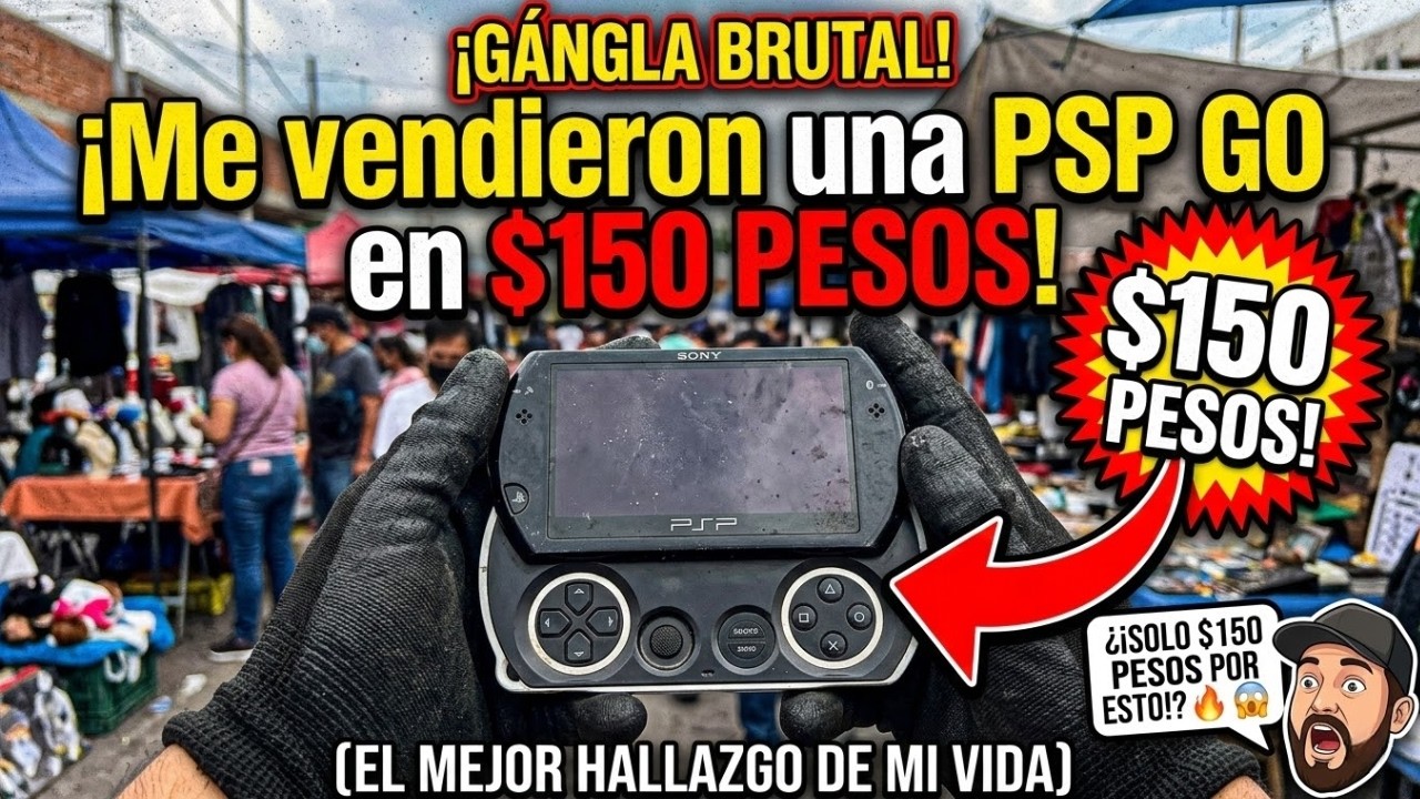 Me vendieron una PSP GO en $150 Pesos (El mejor hallazgo)