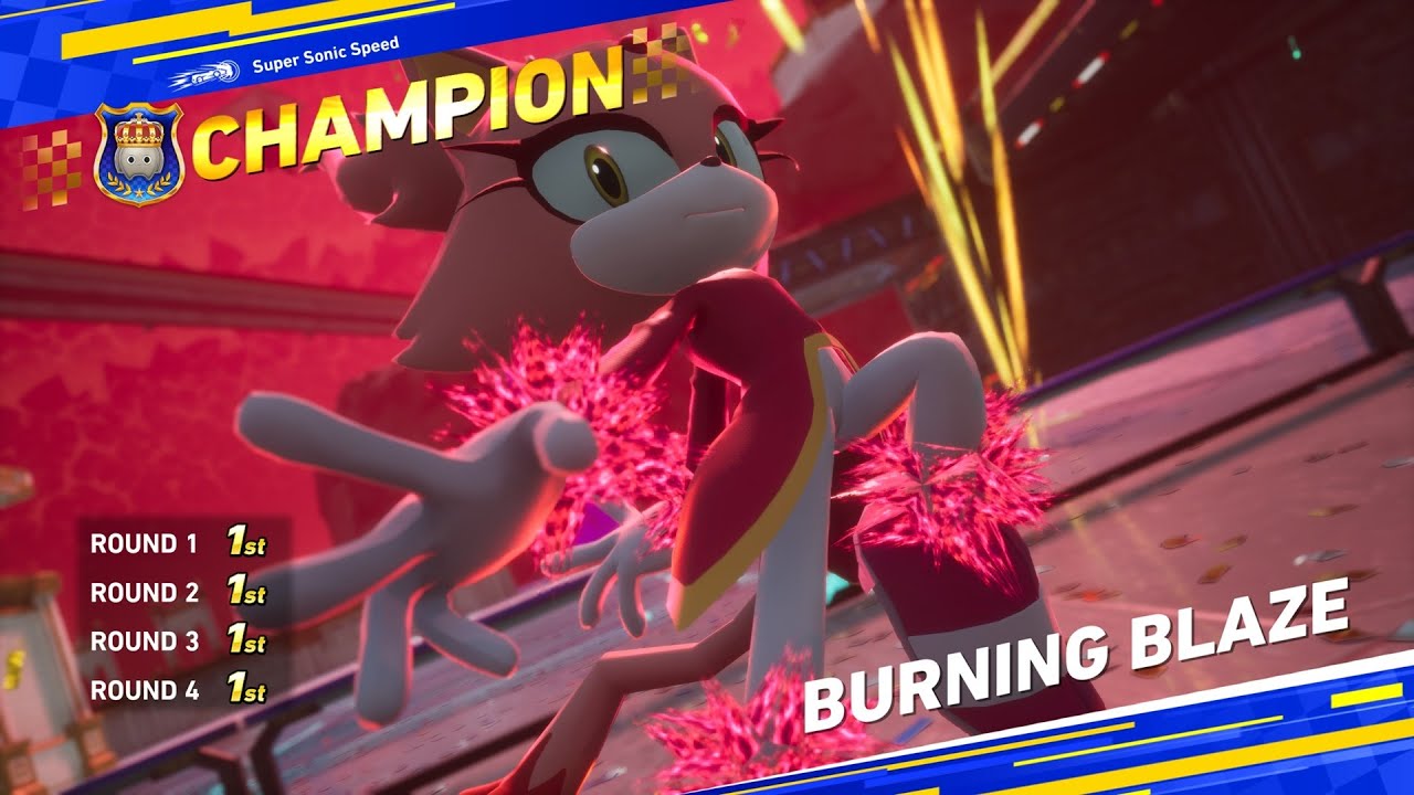 Sonic Racing Crossworlds: Burning Blaze and Extreme Gear Trails mods