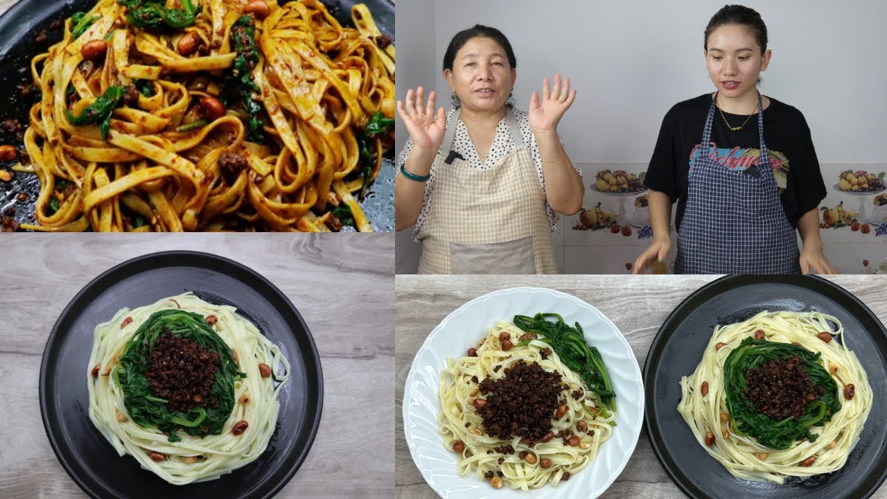 Cooking with mom part 3-Famous  keema noodle recipes 🍝Easy and healthy Keema noodle