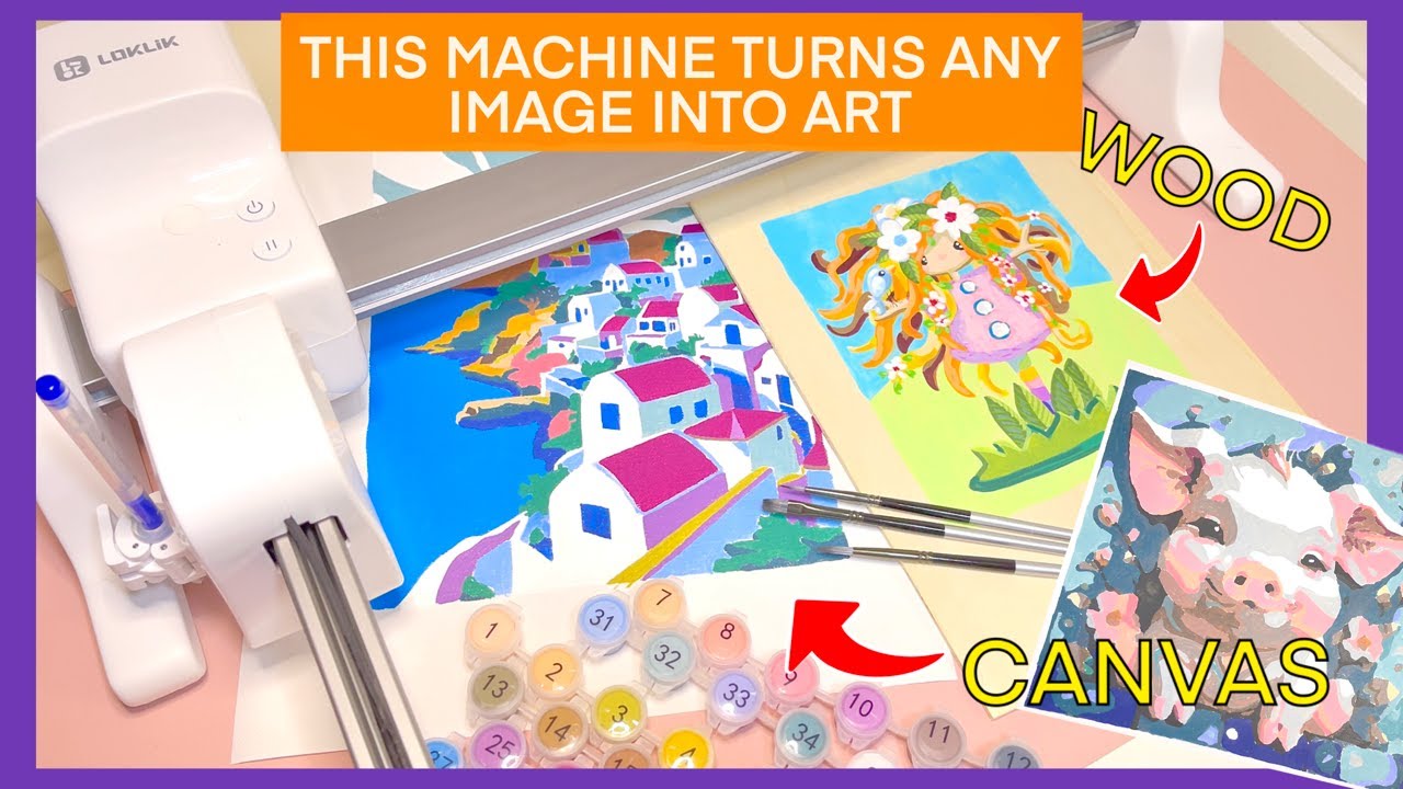 This machine turns any image into Art| You have to see it! LOKLIK IPaint