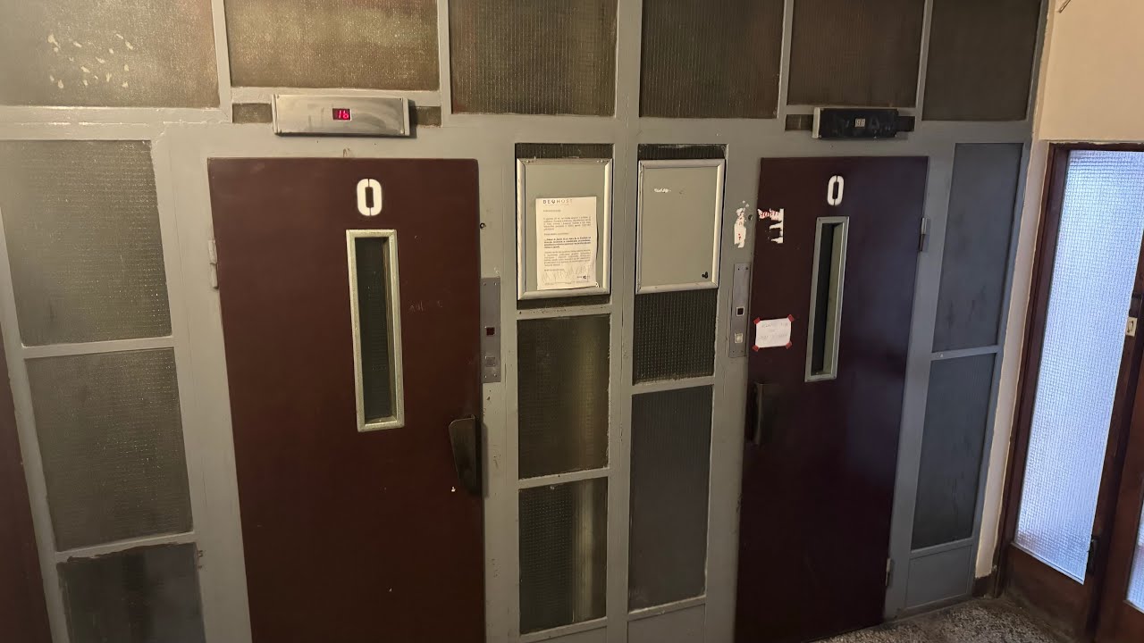 2x STRANGE But NICE Highrise DAKA Lifts at Bul. Umetnosti - Block 28, Serbia, Belgrade