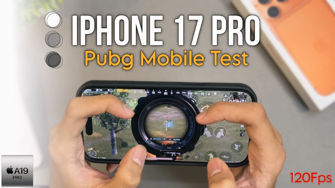 iPhone 17 Pro Pubg Mobile Gaming Test 120Fps | Apple A19 Pro Chip.
