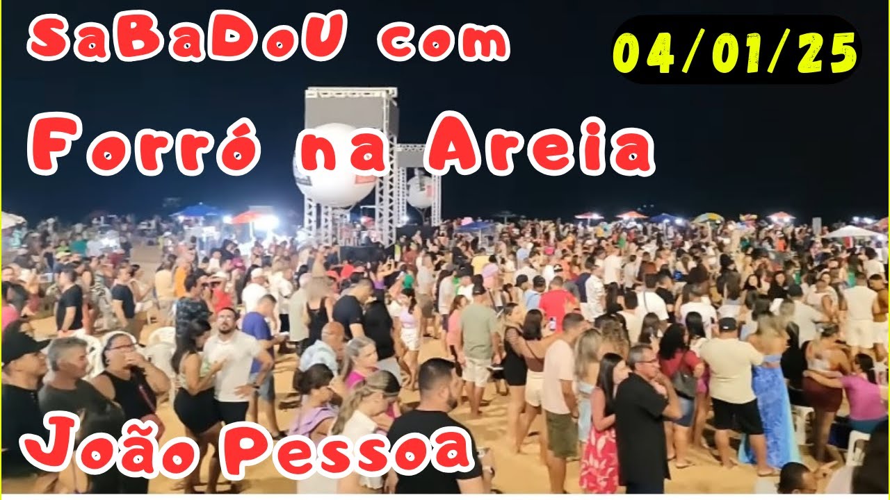 FORRÓ VERÃO NA ORLA NO SABADOU 2025 | JOÃO PESSOA - PARAÍBA - BRASIL