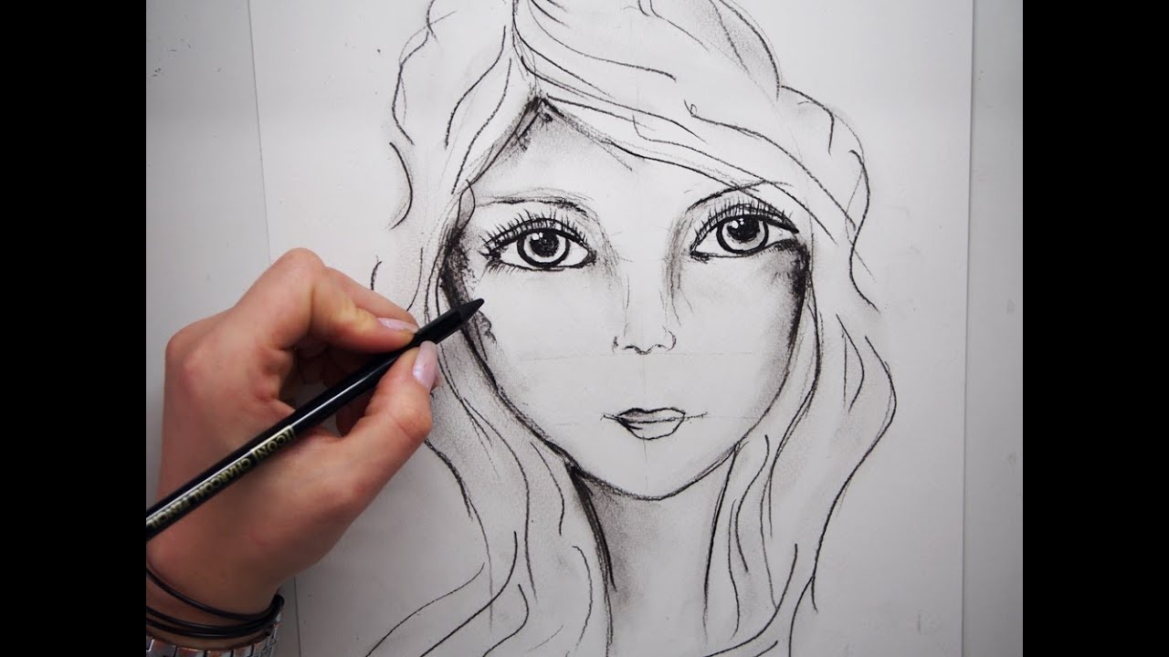 How To Draw A Female Face: Step By Step