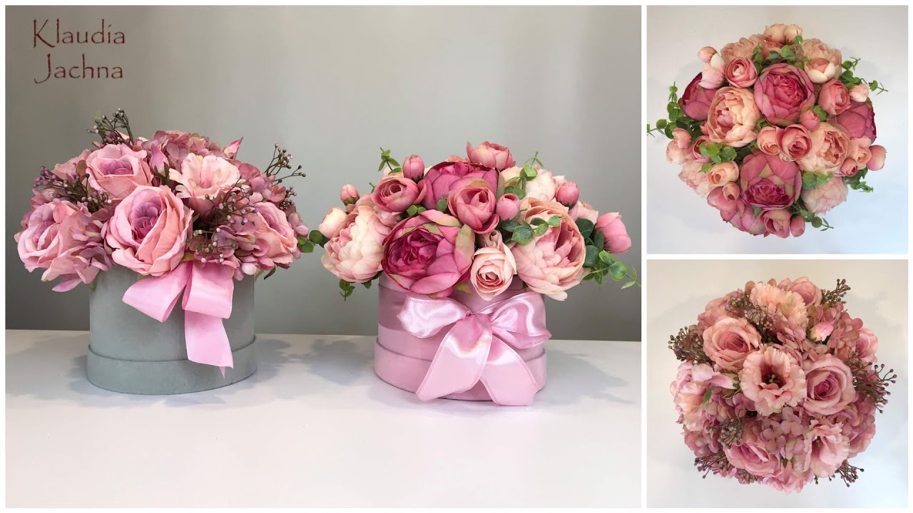 #1 CHALLENGE / FLOWER BOX NA RÓŻOWO 2 WERSJE / JAK ZROBIĆ FLOWER BOX NA WALENTYNKI / DZIEŃ KOBIET
