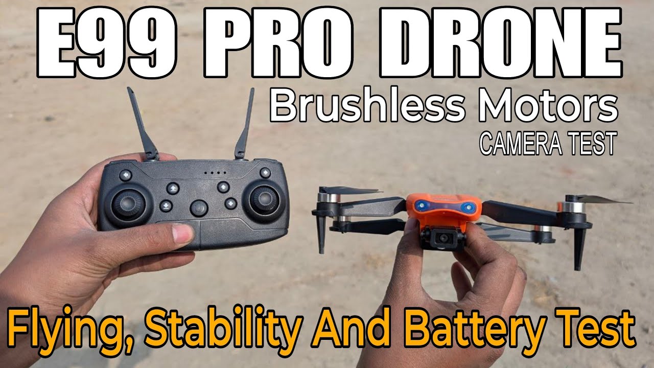 E99 Pro Camera Drone Unboxing, Flying,Review & Camera Test,