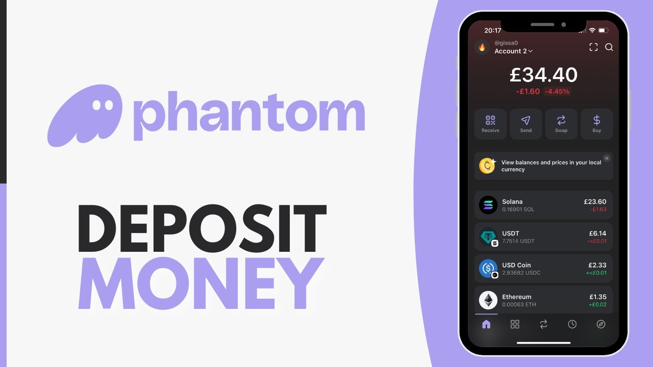 Как внести деньги в Phantom Wallet &mdash; пошаговая инструкция
