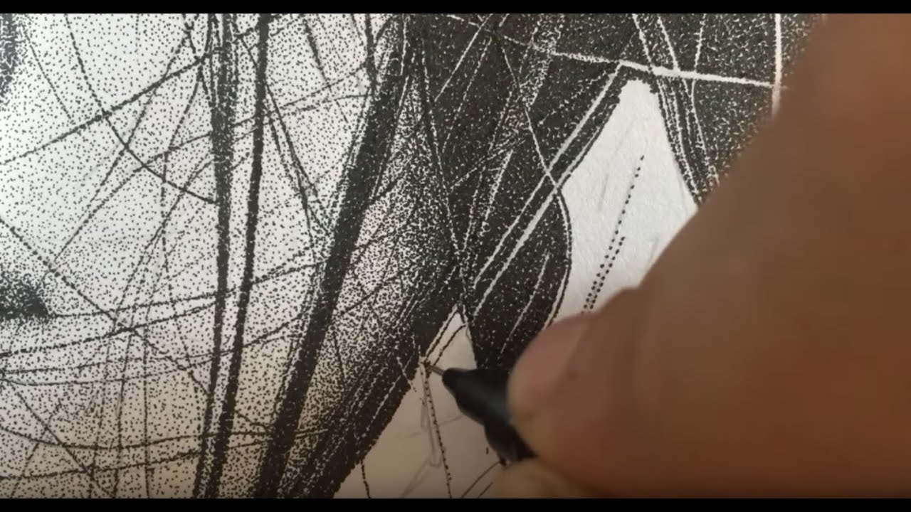 Ink dot art