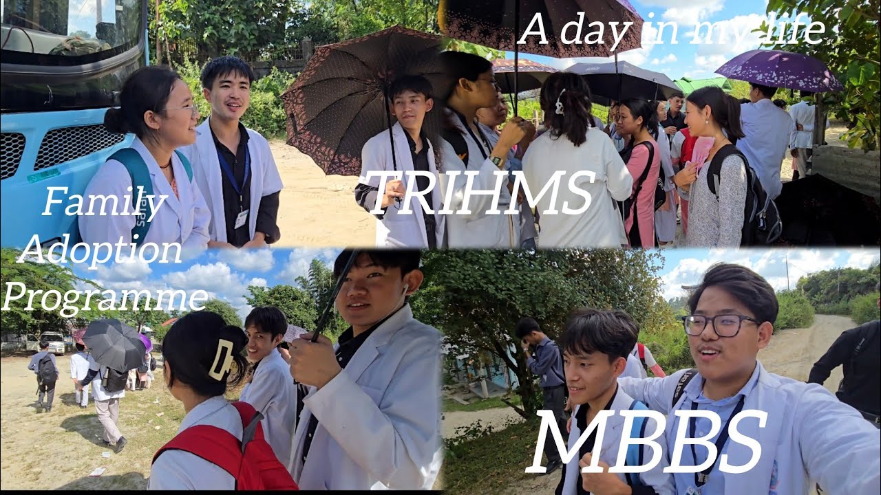 Family🏕Adoption Programme In MBBS🥼||A Day In My Life😶‍🌫️||MBBS Diaries🥼||TRIHMS||Arunachal Pradesh