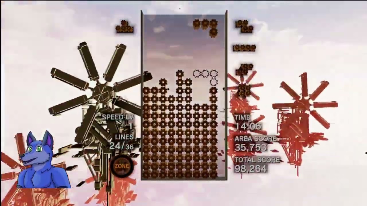 TETRIS EFFECT CONNECTED JOURNEY MODE AREA 2 NORMAL