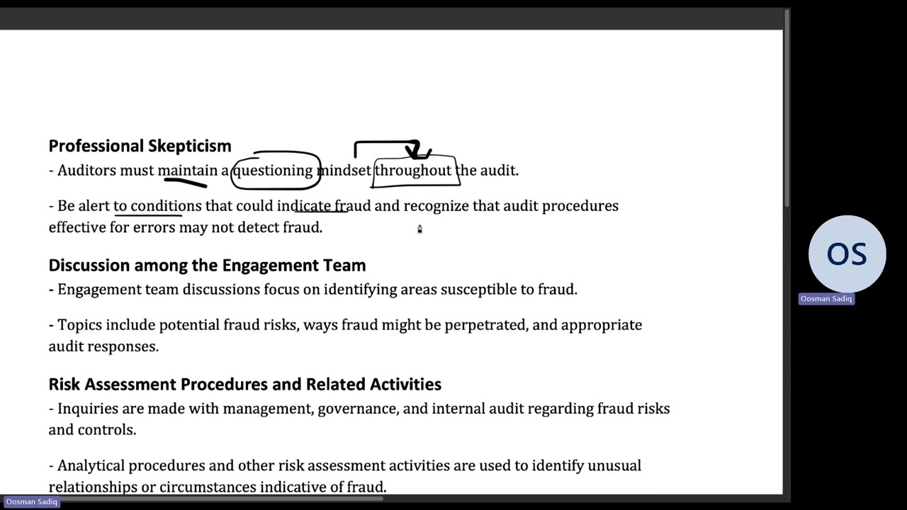 ISA 240 - Auditor's Responsibility to Consider Fraud in an Audit of Financial Statements