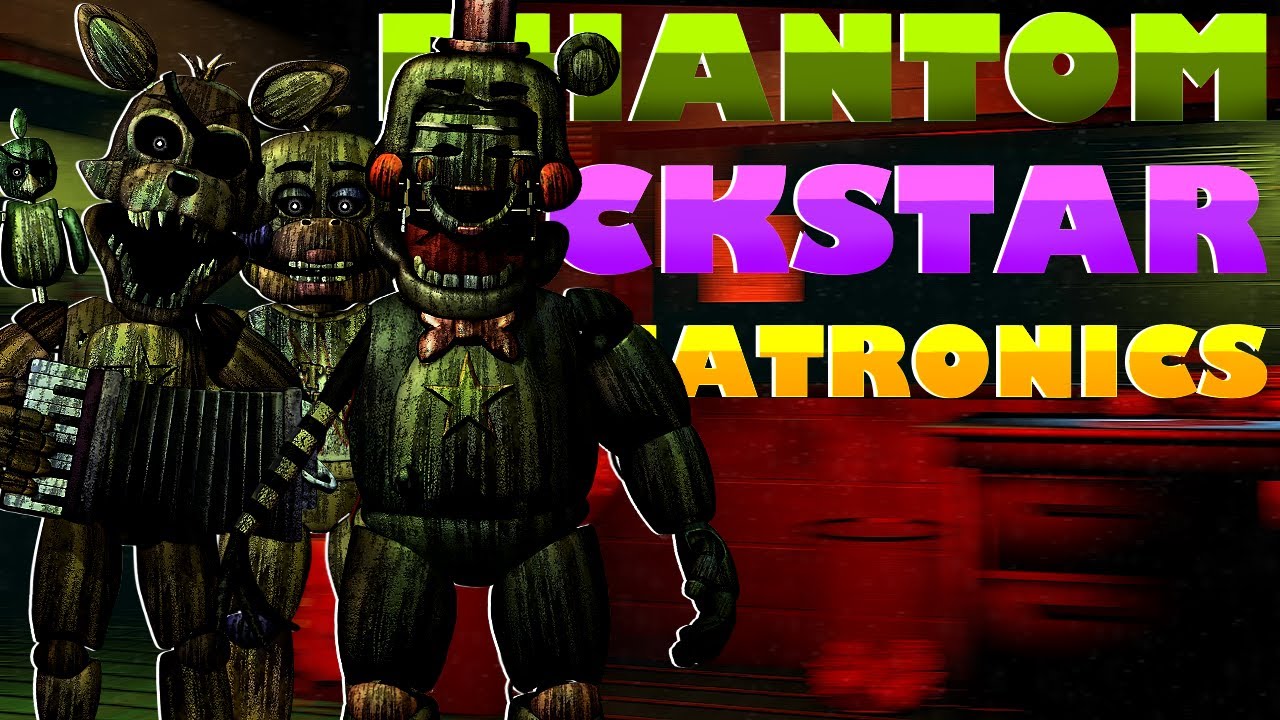 FNaF Speed Edit - Phantom Rockstar Animatronics! (Part2)