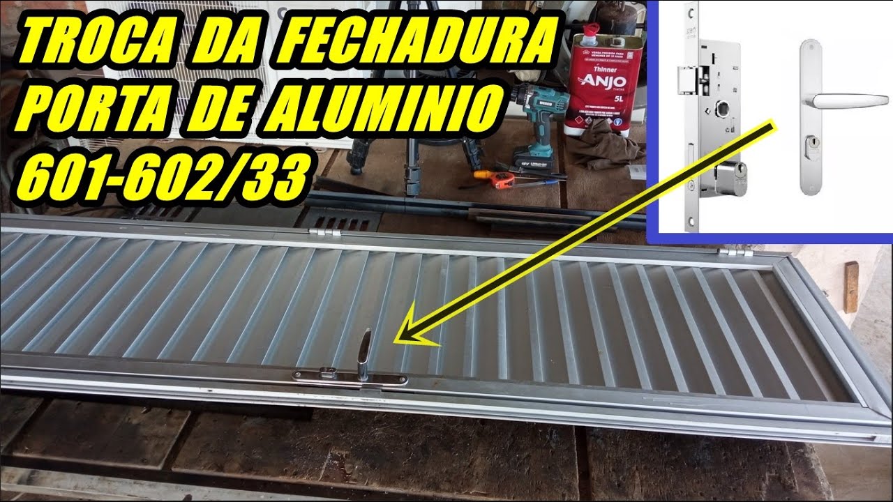 Como Trocar Fechadura da Porta de Aluminio