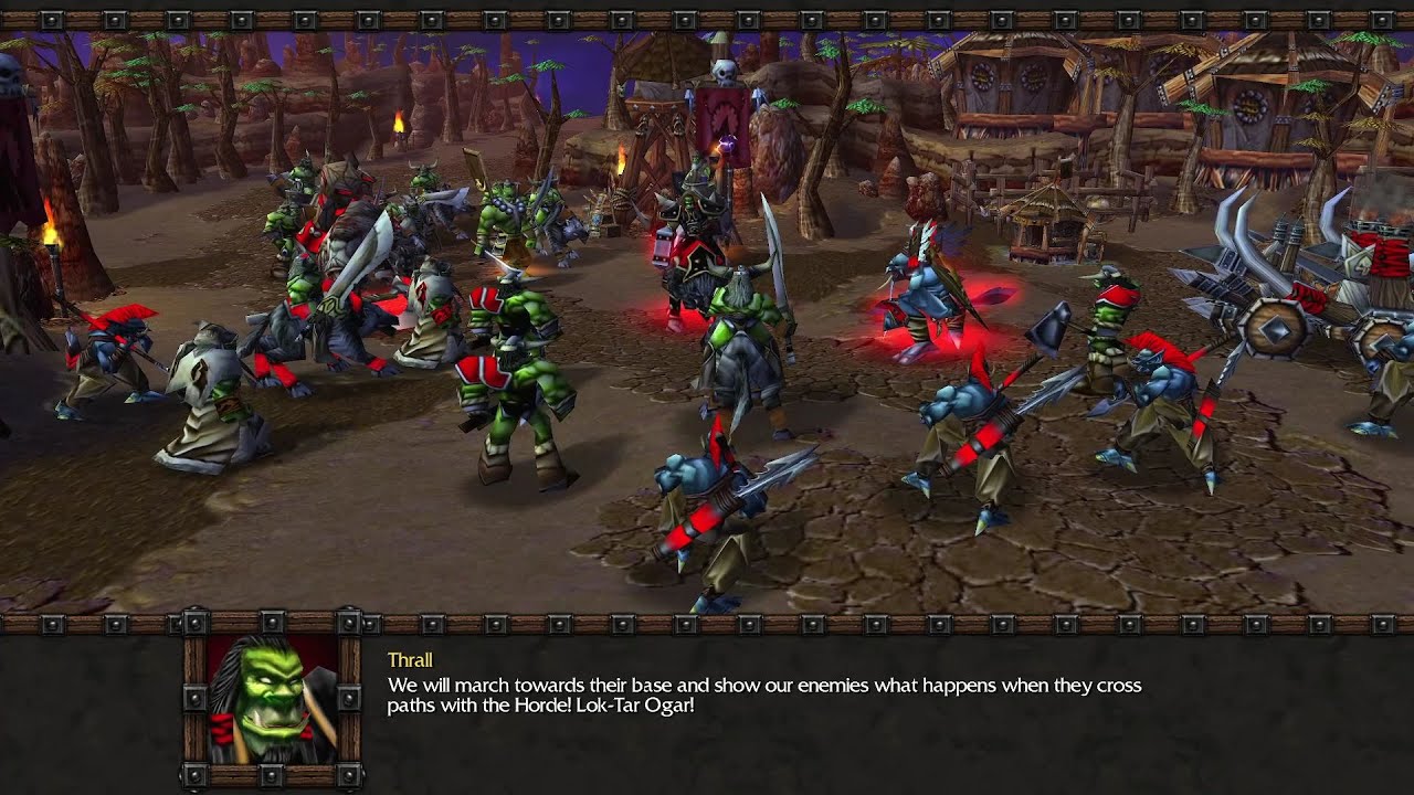 Thrall saves Drek'thar from Night Elf onslaught