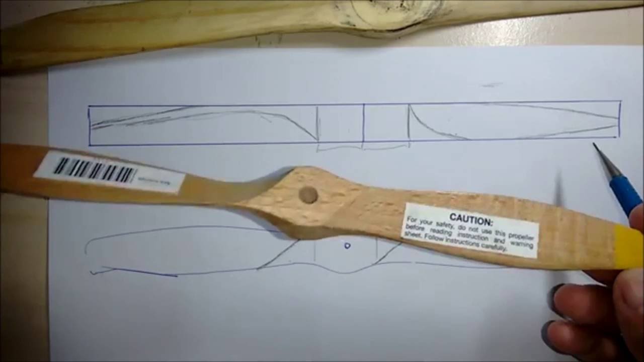 Como fazer uma helice de madeira parte 1