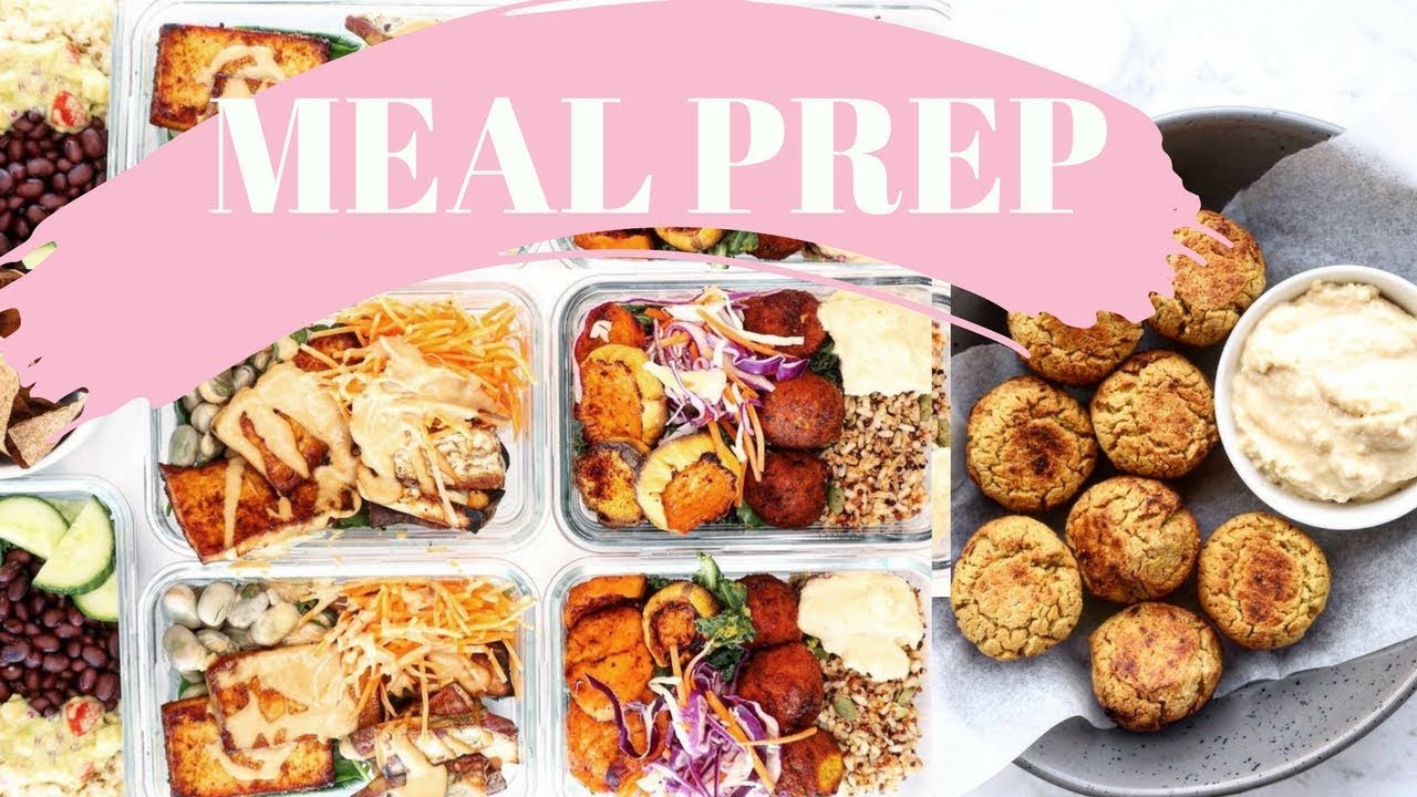 HIGH PROTEIN VEGAN MEAL PREP •   3 Lunch/Dinner MEALS IN UNDER 5 MINUTES