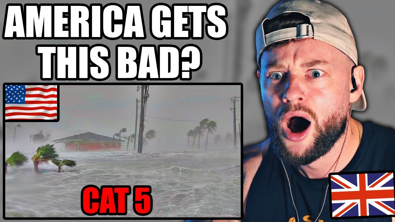 British Guy reacts to TERRIFYING Hurricanes in America!