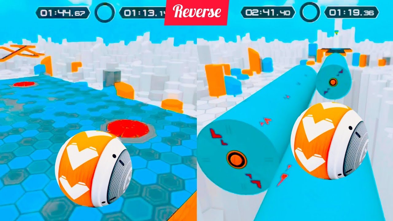 Gyrosphere trials ⏪ Scene Reverse 🌈 Gyro Balls ❄️ Snow White 💥 Nafxitrix Gaming  #15