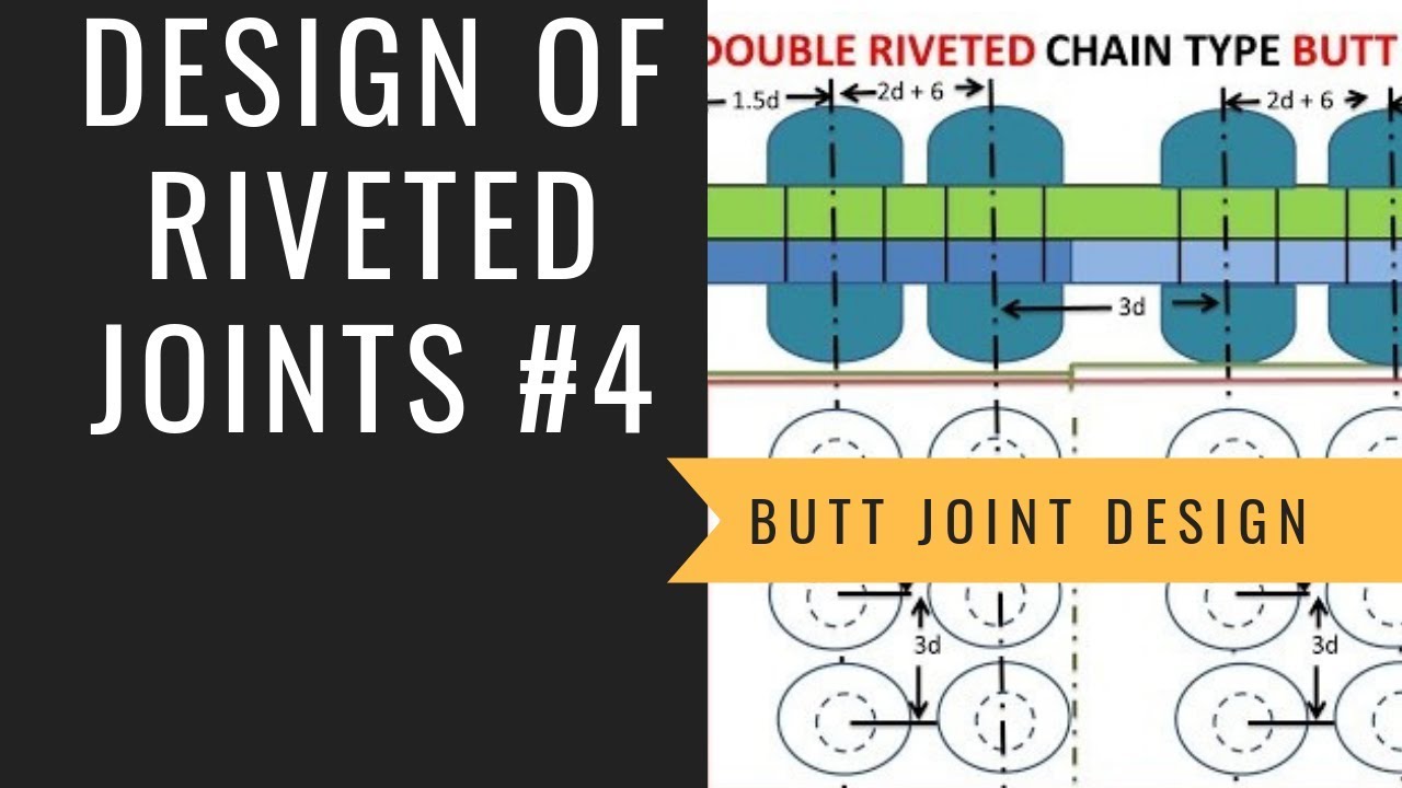 Design of Riveted Joints Lecture-4: Design of Double Riveted Butt Joint