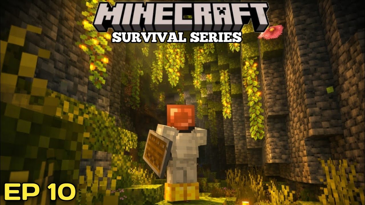 Finally I found a lush cave || Minecraft Survival series ep 10 || 