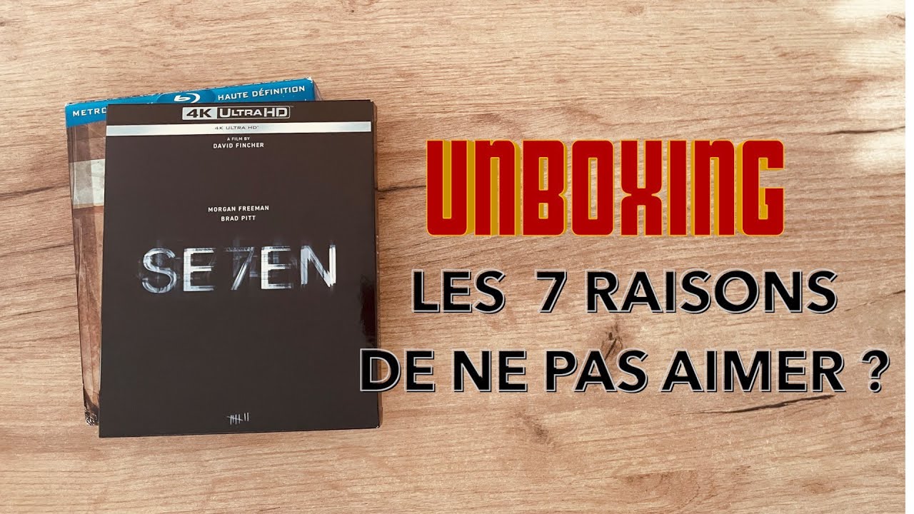 SEVEN- Digipack Blu Ray 4K - Unboxing
